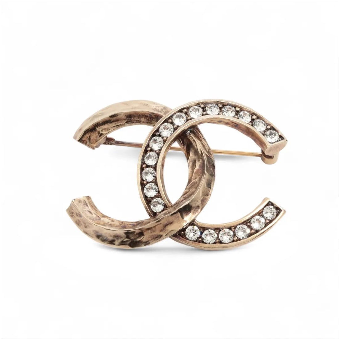 CHANEL COCO MARK BROOCH GP?RHINESTONE GOLD: Chanel Coco Mark Brooch GP?Rhinestone Gold Brand: Chanel Type/Style: Brooch Material: GP?Rhinestone Color: Gold Size: none Accessories: None Accessories Notice: When purchasing pre-owned g