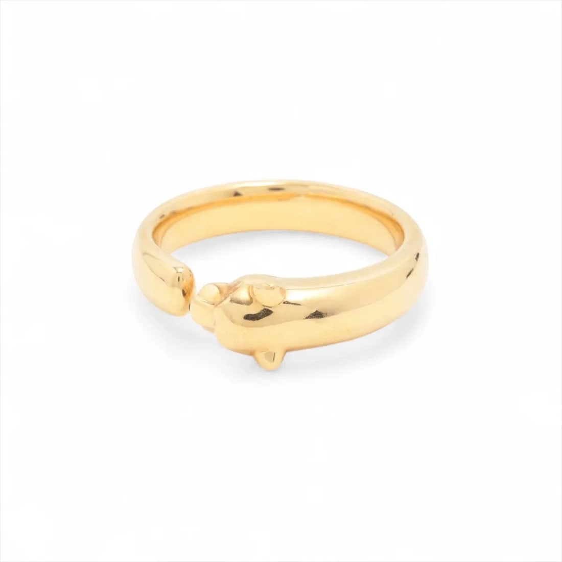CARTIER PANTHERE DOO CARTIER ONYX RING 750(YG) (1 of 3)