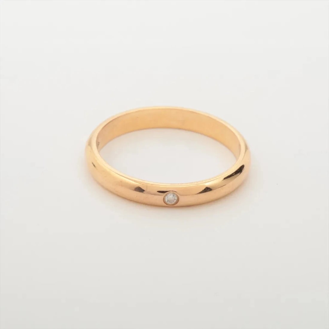 CARTIER WEDDING DIAMOND RING 750(PG): Cartier wedding diamond Ring 750(PG) Brand: Cartier Type/Style: Ring Material: 750(PG) Color: PG Size: 4.5 - 4.75 US Accessories: None Accessories Notice: When purchasing pre-owned goods,