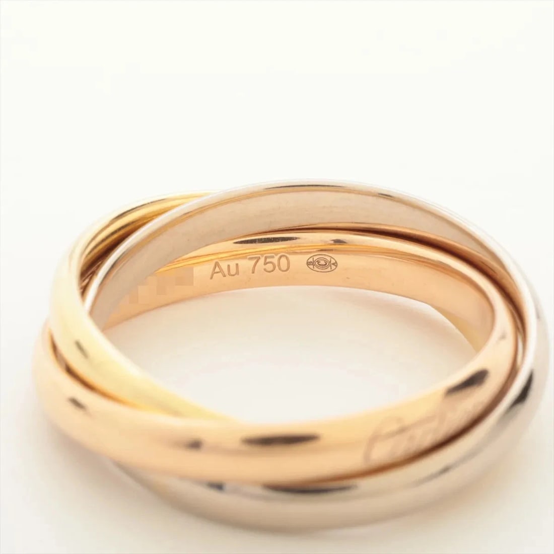 CARTIER TRINITY RING 750(YG?PG?WG) - 2