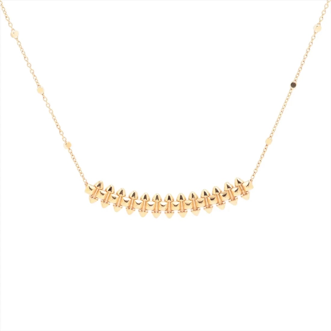 CARTIER CRASHING DOO CARTIER SM NECKLACE 750(YG): Cartier crashing Doo Cartier SM Necklace 750(YG) Brand: Cartier Type/Style: Necklace Material: 750(YG) Color: yellow Gold Size: Chain length:41.4cm Accessories: None Accessories Notice: When