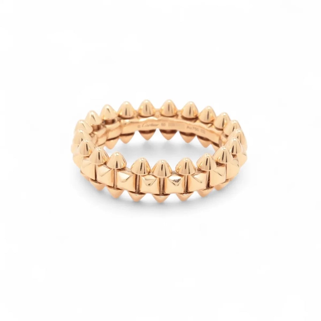 CARTIER CRASHING DOO CARTIER SM RING 750(PG): Cartier crashing Doo Cartier SM Ring 750(PG) Brand: Cartier Type/Style: Ring Material: 750(PG) Color: Pink Gold Size: 5.25 US Accessories: None Accessories Notice: When purchasing pre-owne