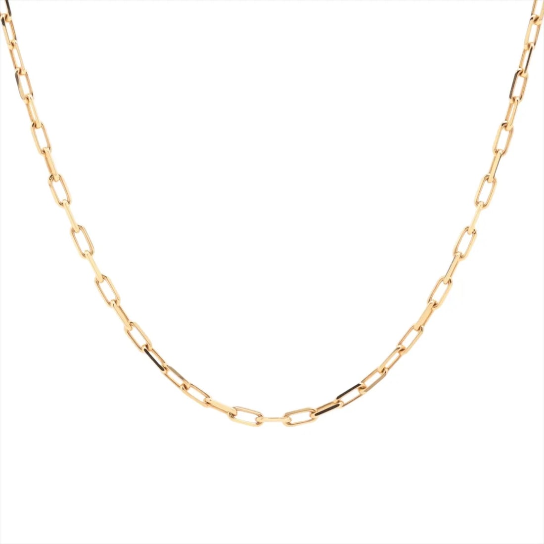 CARTIER SANTOS DOO CARTIER NECKLACE 750(YG): Cartier Santos Doo Cartier Necklace 750(YG) Brand: Cartier Type/Style: Necklace Material: 750(YG) Color: yellow Gold Size: Chain length:56cm Accessories: None Accessories Notice: When purc