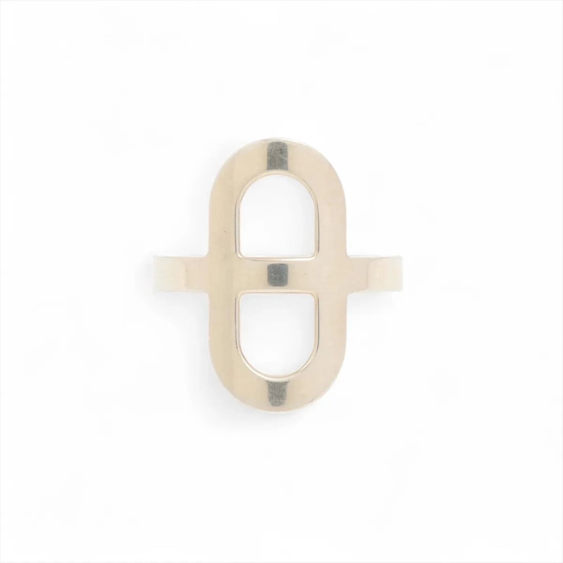 HERMES EVER CHAINE RING 925 SILVER: Hermes Ever Chaine Ring 925 Silver Brand: Hermes Type/Style: Ring Material: 925 Color: Silver Size: 6 US Accessories: None Accessories Notice: When purchasing pre-owned goods, please refer to the