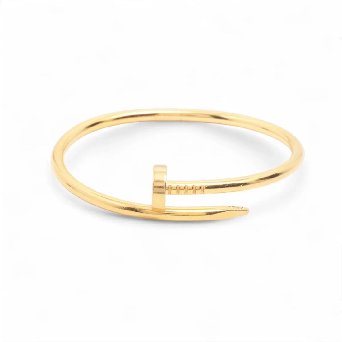 CARTIER JUSTE UN CLOU BRACELET 750(YG): Cartier Juste un Clou Bracelet 750(YG) Brand: Cartier Type/Style: Bracelet Material: 750(YG) Color: Yellow Gold Size: Bracelet length:16.5cm Accessories: None Accessories Notice: When purchasing