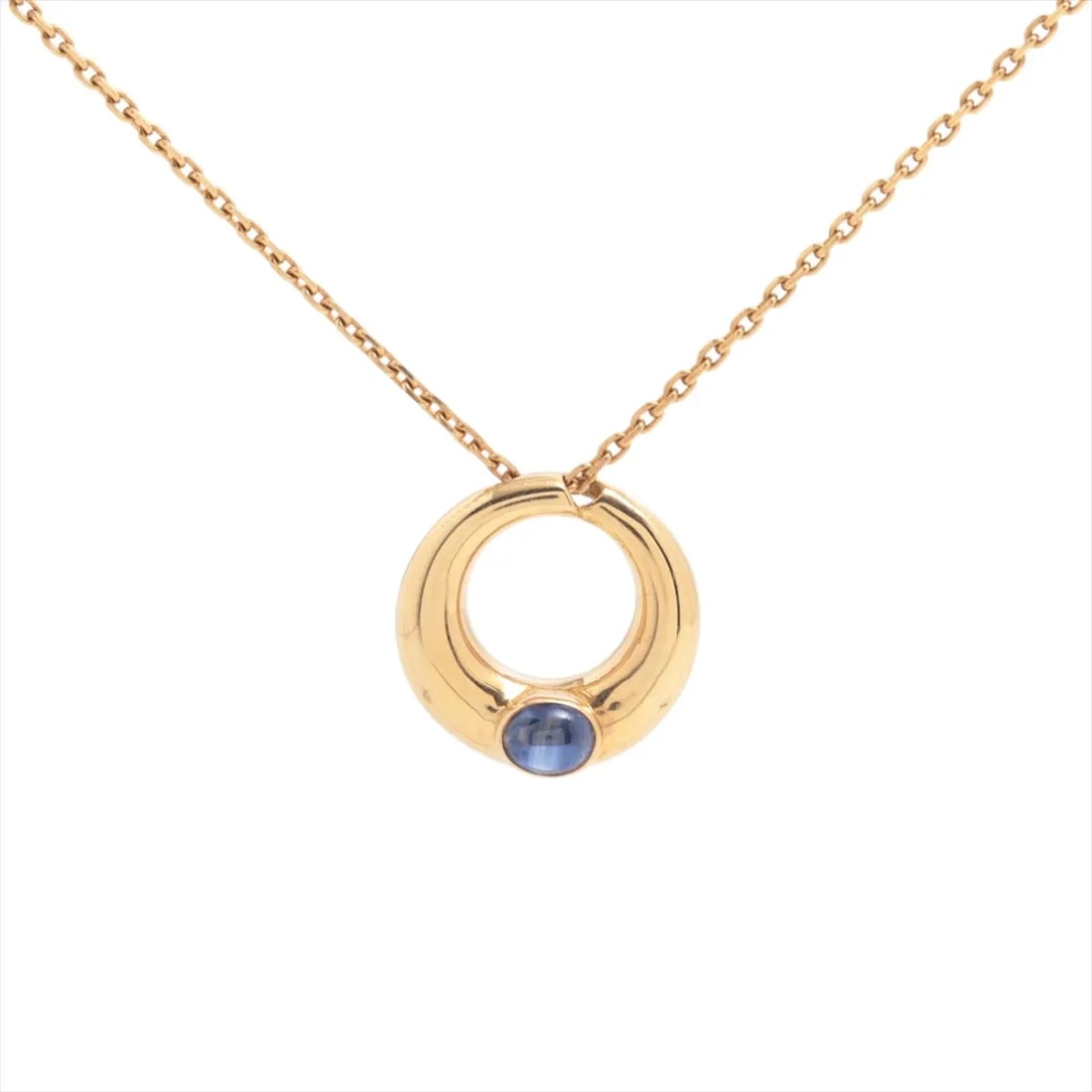 CHAUMET ANNEAU COLORED STONE NECKLACE 750(YG): Chaumet Anneau Colored stone Necklace 750(YG) Brand: Chaumet Type/Style: Necklace Material: 750(YG) Color: YG Size: Chain length:40.2cm Accessories: None Accessories Notice: When purchasing pre-owned