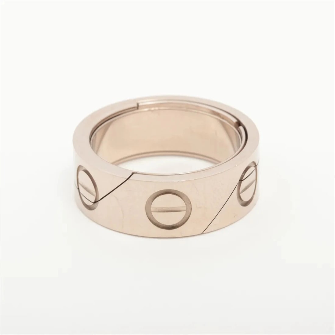 CARTIER ASTRO LOVE RING 750(WG): Cartier Astro Love Ring 750(WG) Brand: Cartier Type/Style: Ring Material: 750 (WG) Color: White Gold Size: 5.25 - 5.5 US Accessories: None Accessories Notice: When purchasing pre-owned goods, please