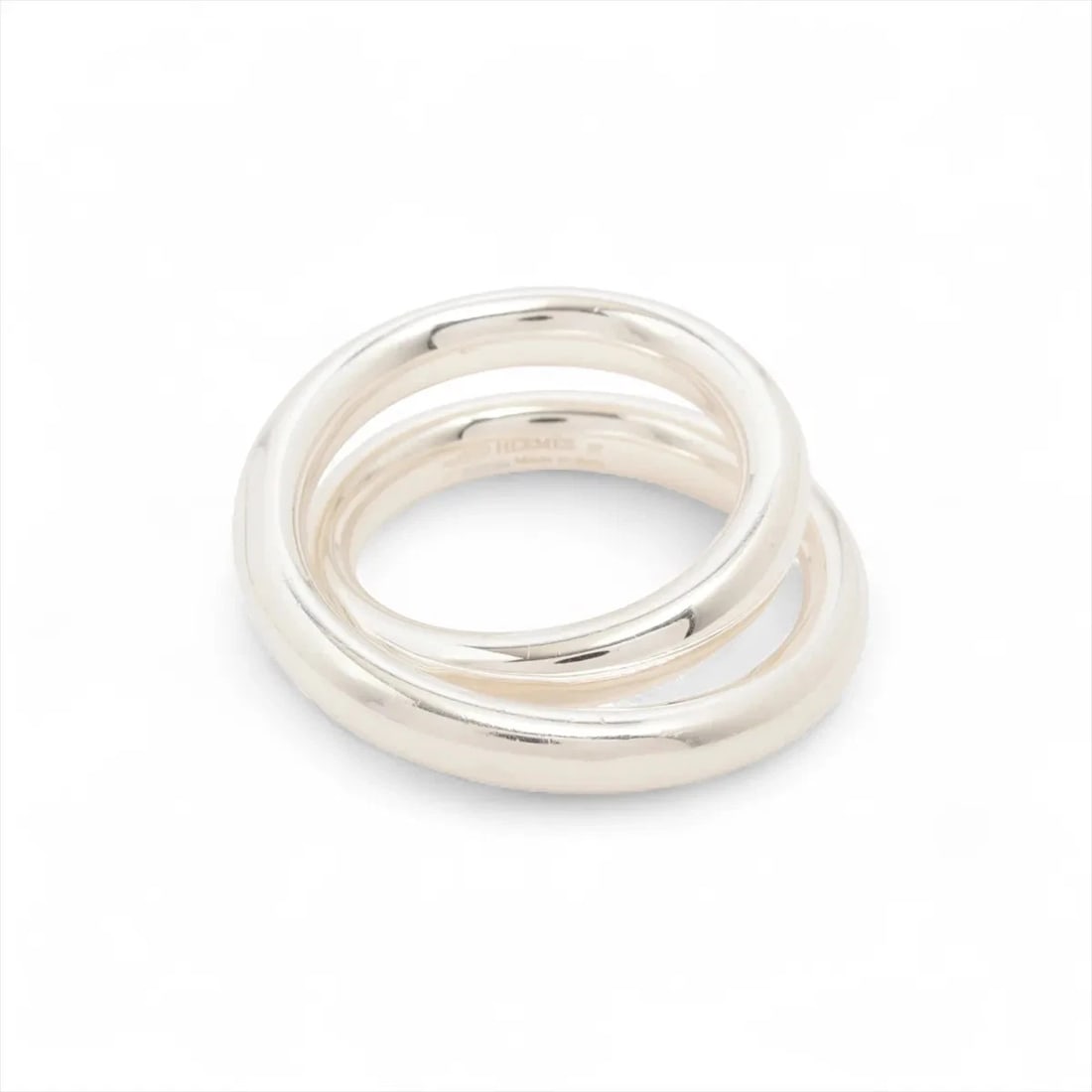 HERMES VERTIGES RING 925 SILVER: Hermes Vertiges Ring 925 Silver Brand: Hermes Type/Style: Ring Material: 925 Color: Silver Size: 7.5 US Accessories: None Accessories Notice: When purchasing pre-owned goods, please refer to the