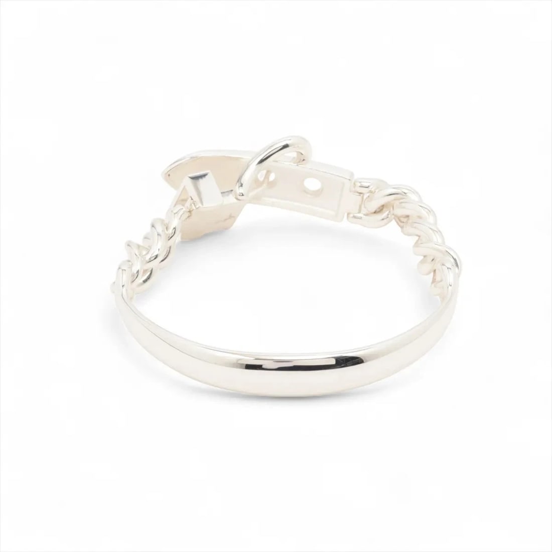 HERMES BOUCLES SERIE UNFLEXIBLES BRACELET 925 SILVER: Hermes Boucles Serie unflexibles Bracelet 925 Silver Brand: Hermes Type/Style: Bracelet Material: 925 Color: Silver Size: Bracelet length:17cm Accessories: None Accessories Notice: When pu
