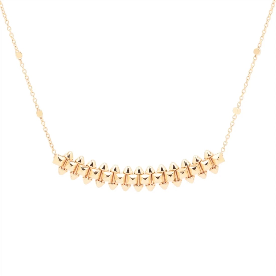 CARTIER CRASHING DOO CARTIER SM NECKLACE 750(PG): Cartier crashing Doo Cartier SM Necklace 750(PG) Brand: Cartier Type/Style: Necklace Material: 750(PG) Color: Pink Gold Size: Chain length:41.8cm Accessories: None Accessories Notice: When purchasing