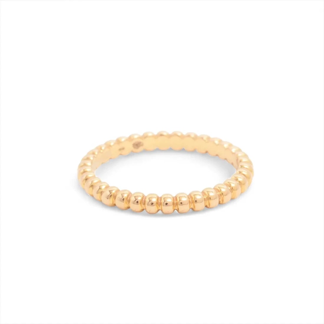 VAN CLEEF & ARPELS PERRELET RING 750(PG): Van Cleef & Arpels PERRELET Ring 750(PG) Brand: Van Cleef & Arpels Type/Style: Ring Material: 750(PG) Color: Pink Gold Size: 4.5 - 4.75 US Accessories: None Accessories Notice: When purcha