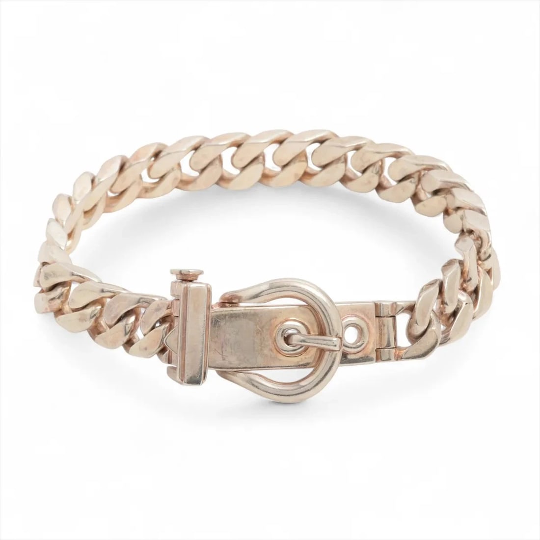 HERMES BOUCLES SERIE BRACELET 925 SILVER: Hermes Boucles Serie Bracelet 925 Silver Brand: Hermes Type/Style: Bracelet Material: 925 Color: Silver Size: Bracelet length:17cm Accessories: None Accessories Notice: When purchasing pre