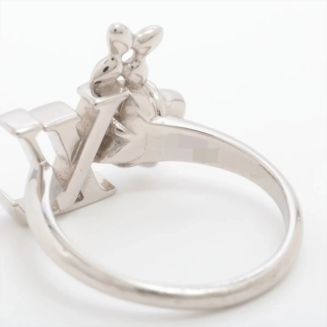 LOUIS VUITTON RING M GP?RHINESTONE SILVER - 2