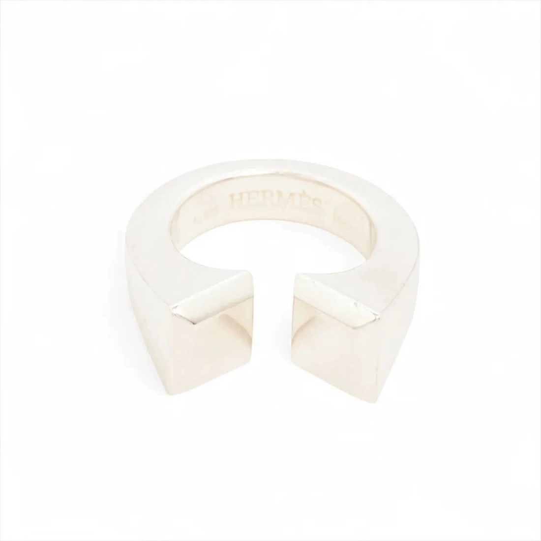 HERMES CLOU DE FORGE RING 925 SILVER: Hermes Clou de Forge Ring 925 silver Brand: Hermes Type/Style: Ring Material: 925 Color: Silver Size: 3.75 US Accessories: None Accessories Notice: When purchasing pre-owned goods, please refer to
