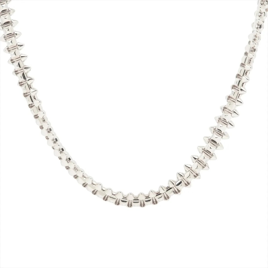 CARTIER CRASHING DOO CARTIER NECKLACE 750(WG): Cartier crashing Doo Cartier Necklace 750(WG) Brand: Cartier Type/Style: Necklace Material: 750(WG) Color: White Gold Size: Chain length:41.5cm Accessories: None Accessories Notice: When purchasing