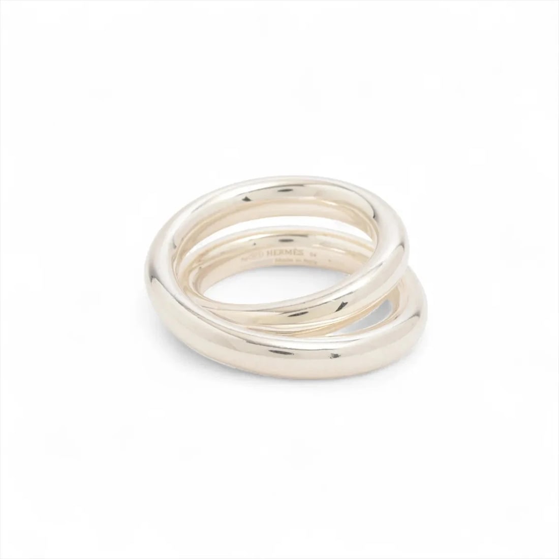 HERMES VERTIGES RING 925 SILVER: Hermes Vertiges Ring 925 Silver Brand: Hermes Type/Style: Ring Material: 925 Color: Silver Size: 6.25 - 6.5 US Accessories: None Accessories Notice: When purchasing pre-owned goods, please refer to