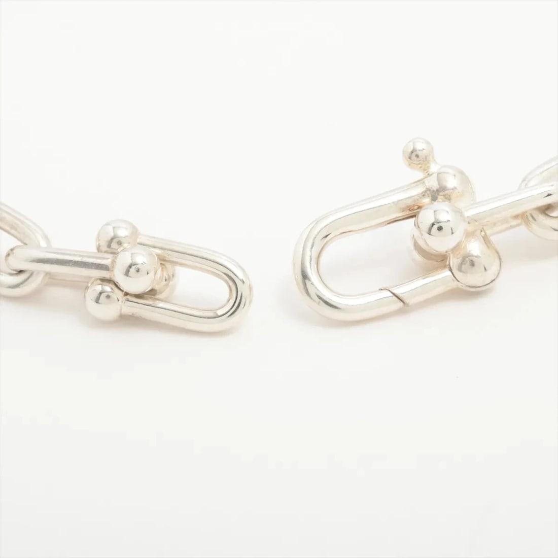 HERMES HARDWARE SMALL LINK BRACELET925 SILVER - 4