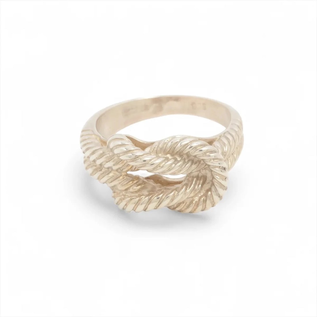 HERMES AUDIERNE RING 925: Hermes Audierne Ring 925 Brand: Hermes Type/Style: Ring Material: 925 Color: Silver Size: 5.5 - 5.75 US Accessories: None Accessories Notice: When purchasing pre-owned goods, please refer to the