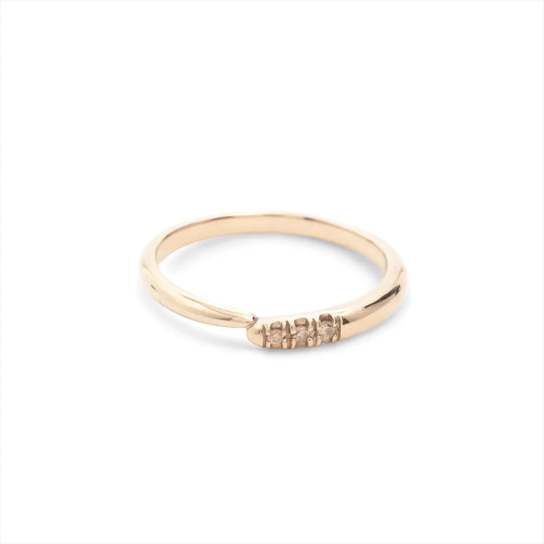 ETE DIAMOND RING K18(BG): ete diamond Ring K18(BG) Brand: ete Type/Style: Ring Material: K18(BG) Color: BG Size: 6.25 - 6.5 US Accessories: None Accessories Notice: When purchasing pre-owned goods, please refer to the photos