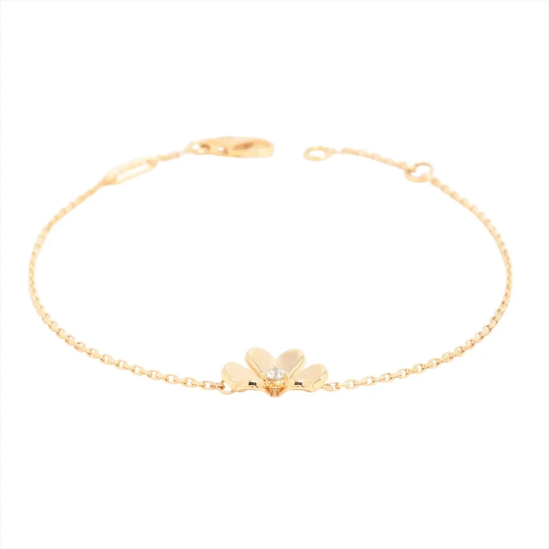 VAN CLEEF & ARPELS DIAMOND BRACELET TOP 750(YG): Van Cleef & Arpels diamond Bracelet Top 750(YG) Brand: Van Cleef & Arpels Type/Style: Bracelet Material: 750(YG) Color: Yellow Gold Size: Bracelet length:17.7cm Accessories: None Accessories Notice:
