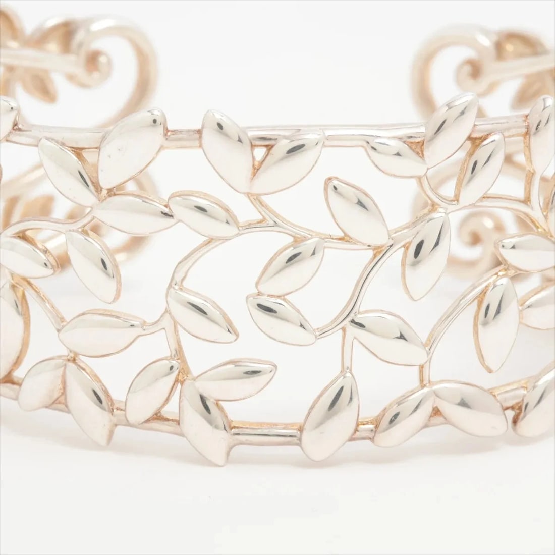 TIFFANY OLIVE LEAF BANGLE 925 SILVER - 3
