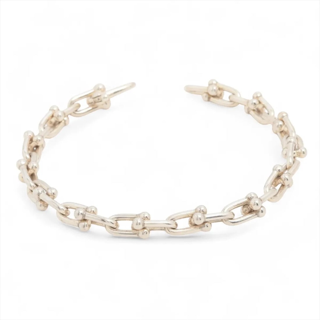 TIFFANY HARDWARE SMALL LINK BRACELET 925 SILVER: Tiffany Hardware small link Bracelet 925 Silver Brand: Tiffany Type/Style: Bracelet Material: 925 Color: Silver Size: Bracelet length:17.5cm Accessories: None Accessories Notice: When purc