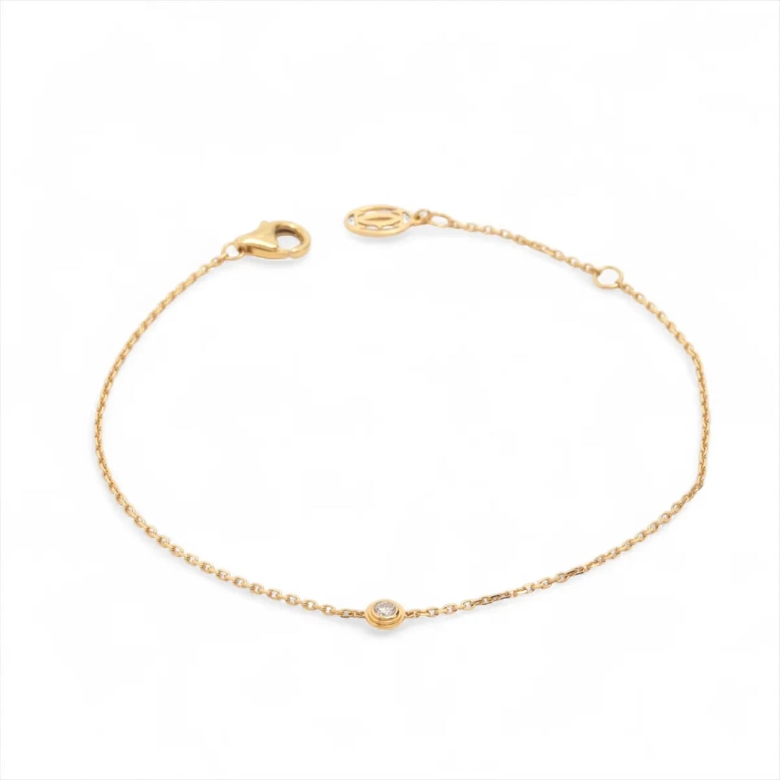 CARTIER D'AMOUR XS DIAMOND BRACELET 750(YG): Cartier D'amour XS diamond Bracelet 750(YG) Brand: Cartier Type/Style: Bracelet Material: 750(YG) Color: yellow Gold Size: Bracelet length:17.8cm Accessories: None Accessories Notice: When purchasing