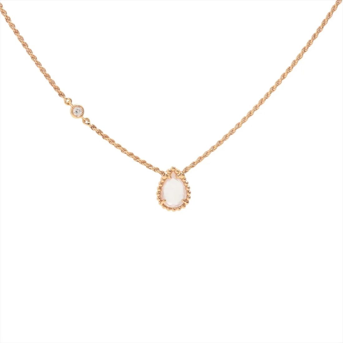 BOUCHERON SERPENT DIAMOND NECKLACE 750(PG): Boucheron Serpent diamond Necklace 750(PG) Brand: Boucheron Type/Style: Necklace Material: 750(PG) Color: Pink Gold Size: Chain length:48.9cm Accessories: None Accessories Notice: When purchasing
