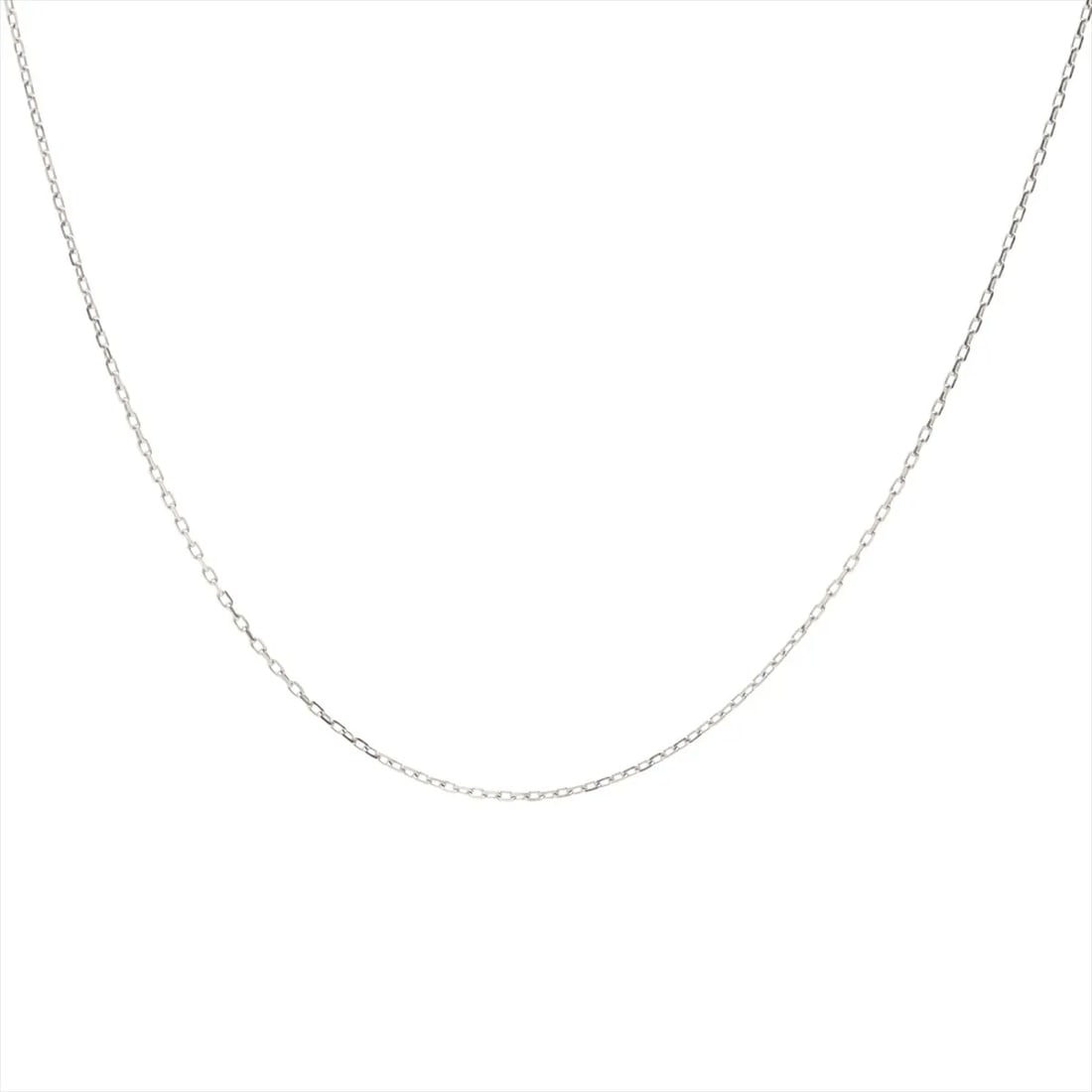 CARTIER NECKLACE CHAIN 750(WG): Cartier Necklace chain 750(WG) Brand: Cartier Type/Style: Necklace Material: 750(WG) Color: White Gold Size: Chain length:47.4 Accessories: None Accessories Notice: When purchasing pre-owned goods,