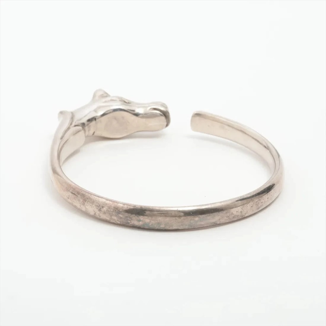 HERMES CHEVAL HOSE BANGLE 925 SILVER - 2