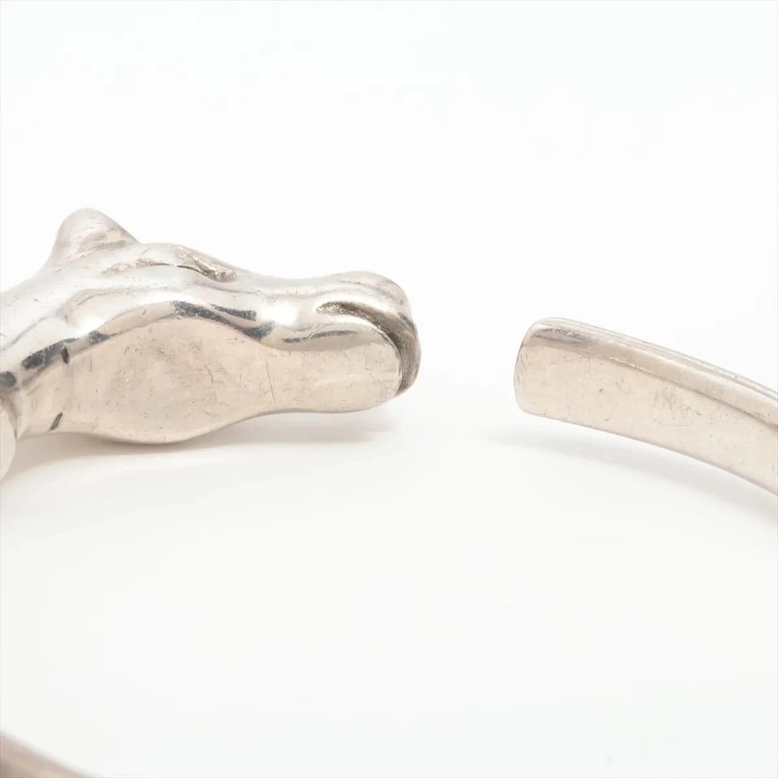 HERMES CHEVAL HOSE BANGLE 925 SILVER - 4