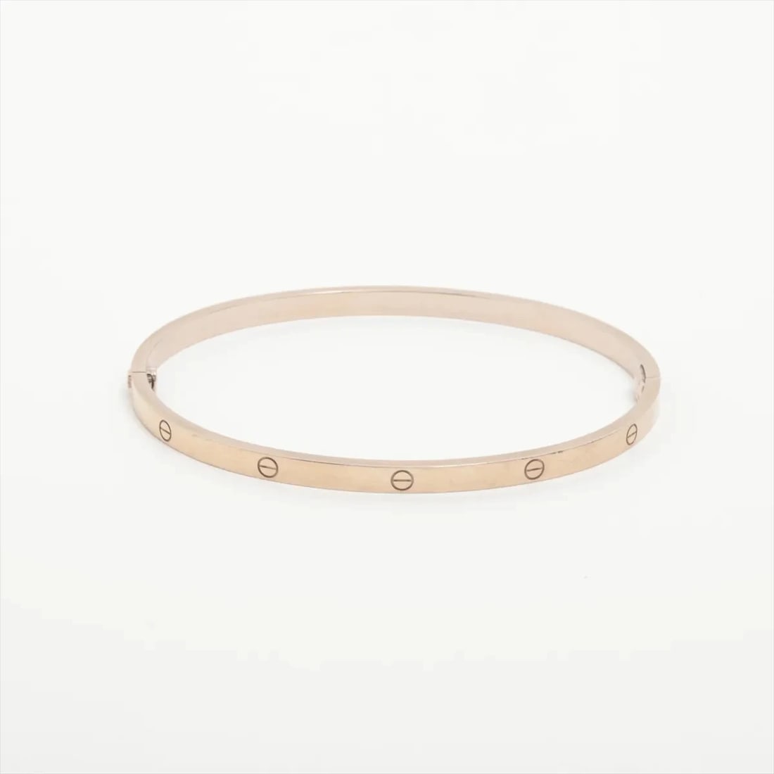 CARTIER LOVE SM BRACELET 750(WG): Cartier Love SM Bracelet 750(WG) Brand: Cartier Type/Style: Bracelet Material: 750(WG) Color: WG Size: Bracelet length:19.1cm Accessories: None Accessories Notice: When purchasing pre-owne