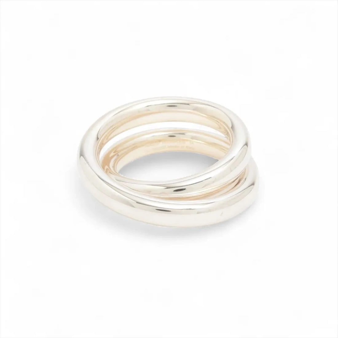 HERMES VERTIGES RING 925 SILVER: Hermes Vertiges Ring 925 Silver Brand: Hermes Type/Style: Ring Material: 925 Color: Silver Size: 7.25 US Accessories: None Accessories Notice: When purchasing pre-owned goods, please refer to the