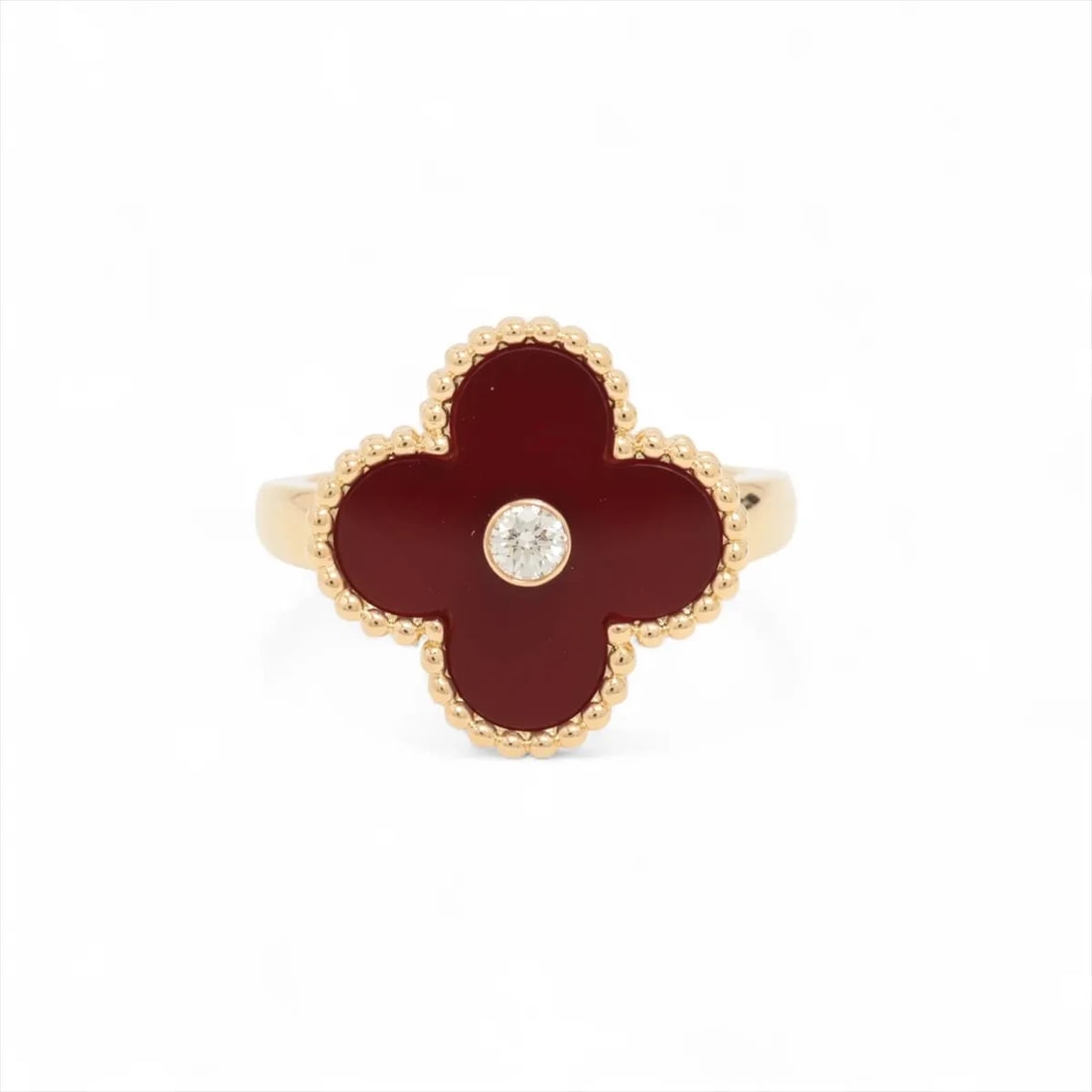 VAN CLEEF & ARPELS DIAMOND RING 750(YG): Van Cleef & Arpels diamond Ring 750(YG) Brand: Van Cleef & Arpels Type/Style: Ring Material: 750(YG) Color: YG Size: 4.5 US Accessories: None Accessories Notice: When purchasing pre-owned