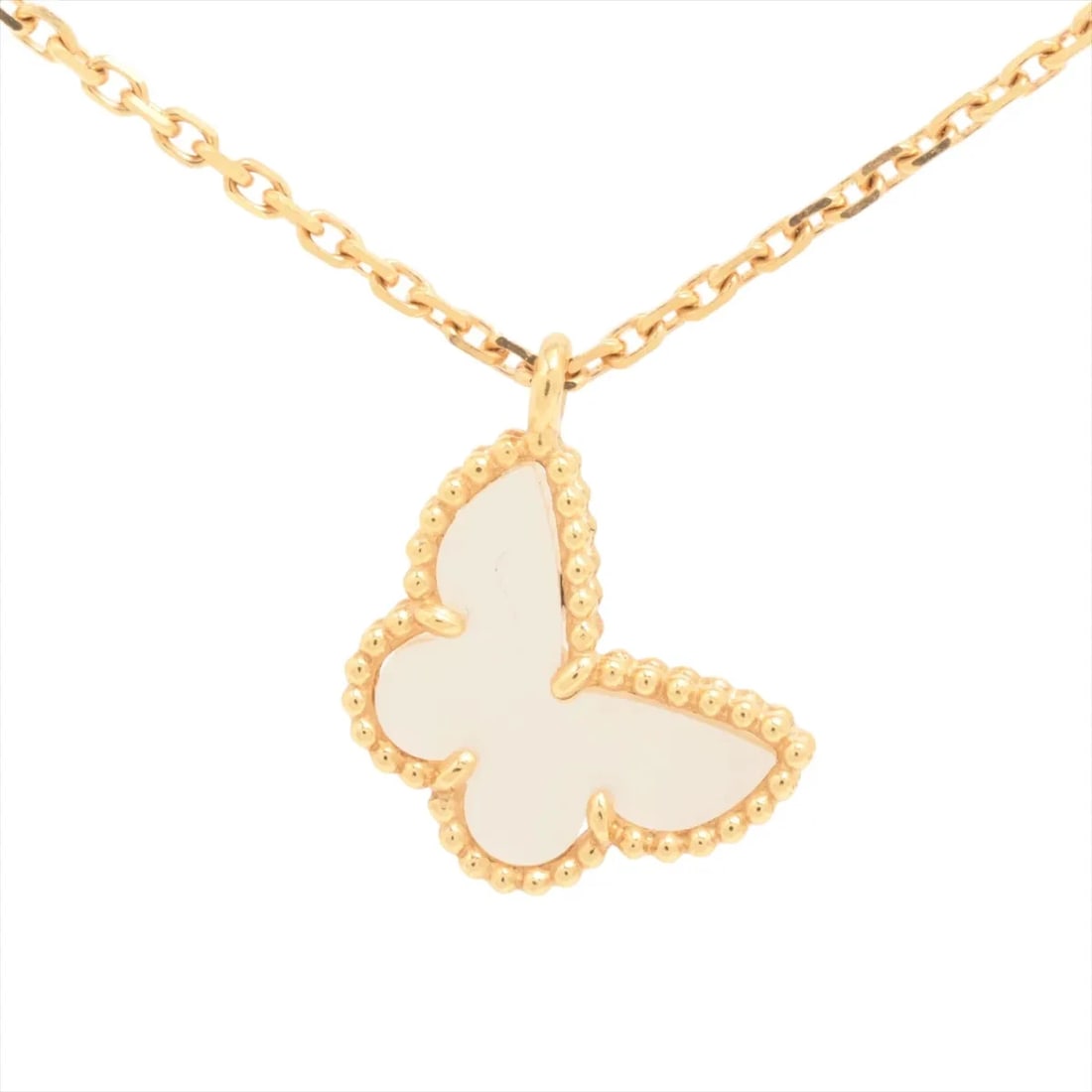 VAN CLEEF & ARPELS SWEET ALHAMBRA NECKLACE 750(YG): Van Cleef & Arpels Sweet Alhambra Necklace 750(YG) Brand: Van Cleef & Arpels Type/Style: Necklace Material: 750(YG) Color: Yellow Gold Size: Chain length:40cm Accessories: None Accessories Notice:
