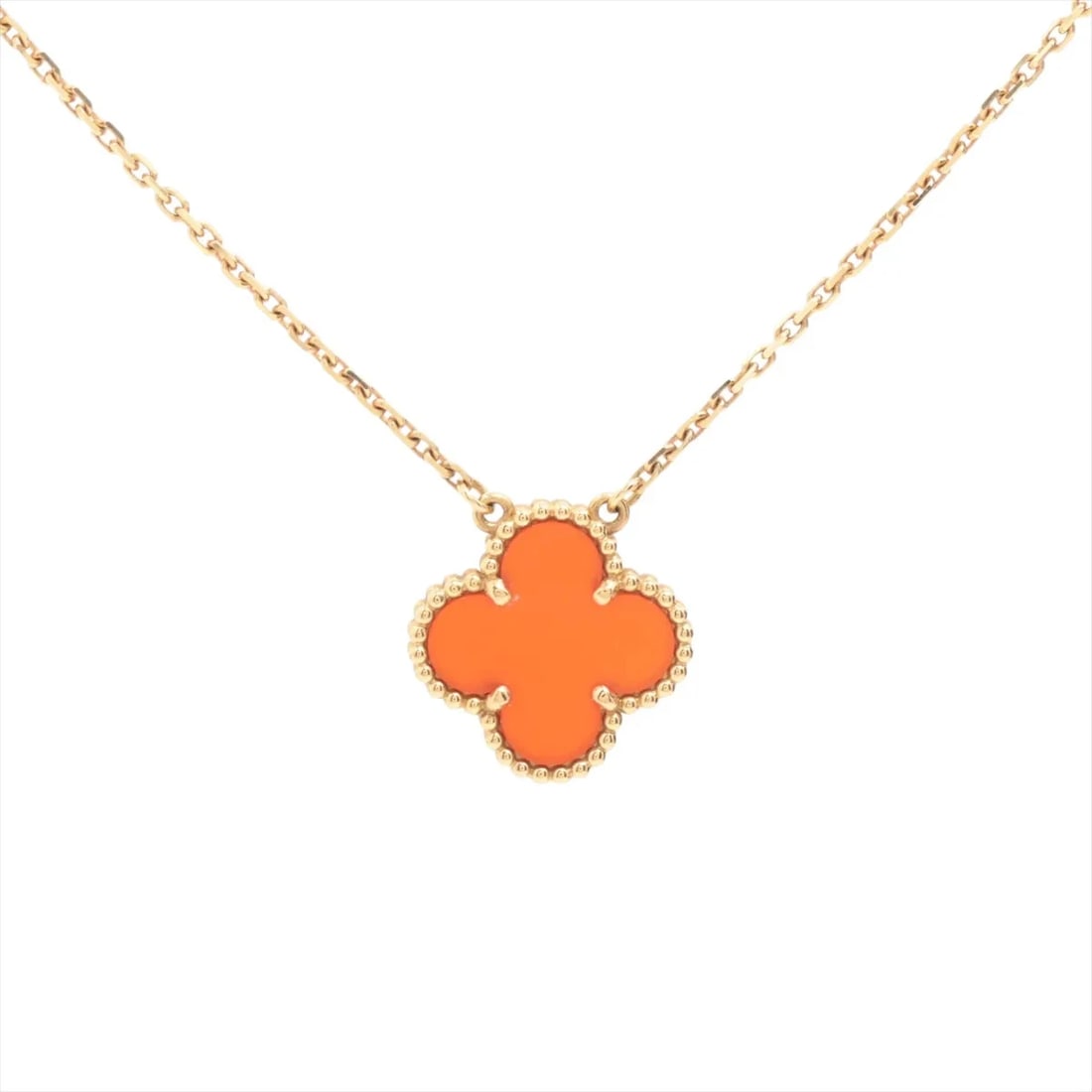 VAN CLEEF & ARPELS NECKLACE 750(YG): Van Cleef & Arpels Necklace 750(YG) Brand: Van Cleef & Arpels Type/Style: Necklace Material: 750(YG) Color: Yellow Gold Size: Chain length:42cm Accessories: None Accessories Notice: When p