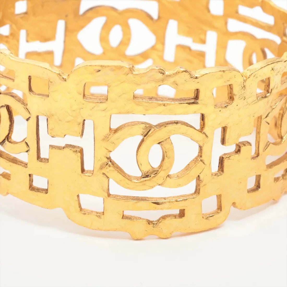 CHANEL COCO MARK BANGLE GP GOLD - 3