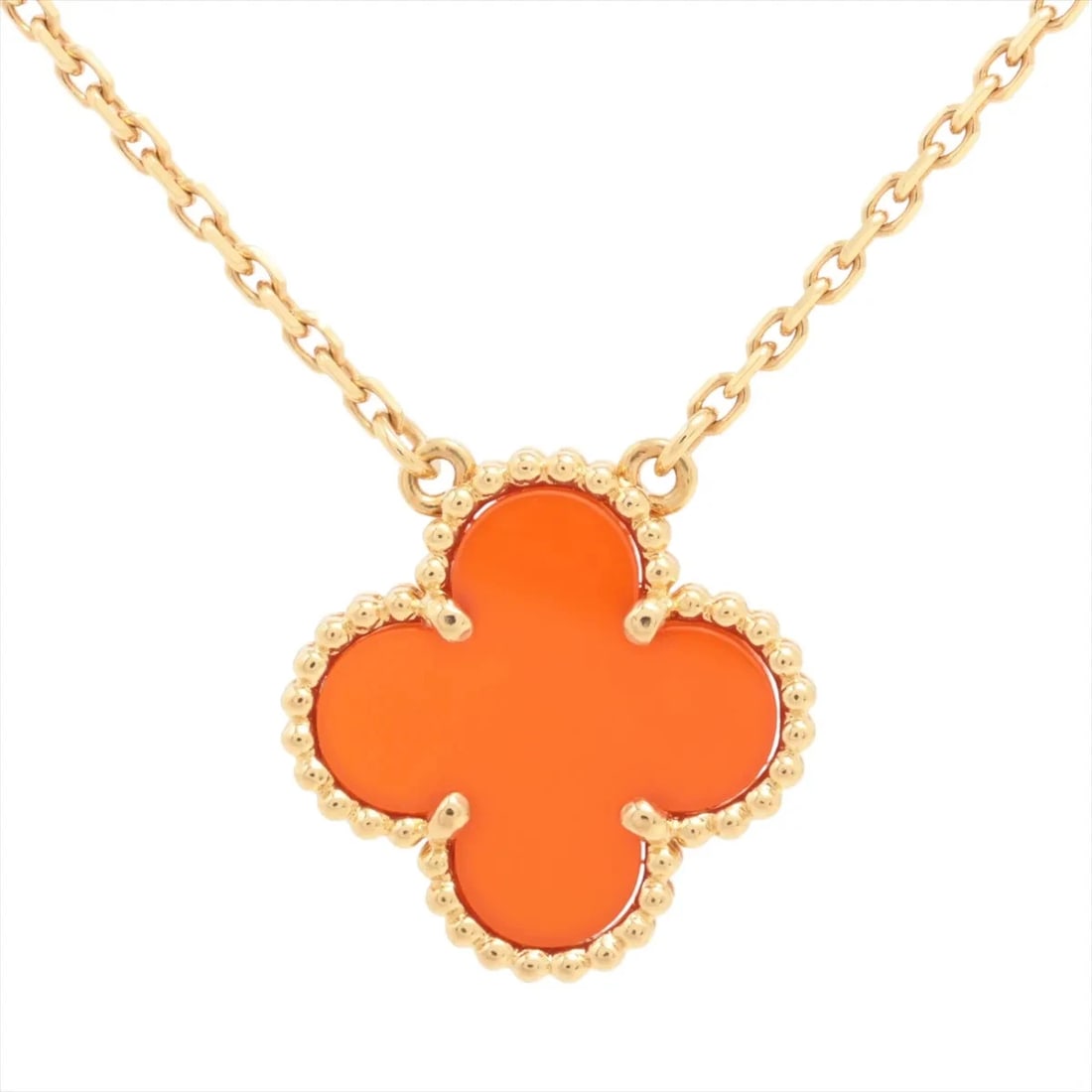 VAN CLEEF & ARPELS NECKLACE 750(YG): Van Cleef & Arpels Necklace 750(YG) Brand: Van Cleef & Arpels Type/Style: Necklace Material: 750(YG) Color: Yellow Gold Size: Chain length:41.8cm Accessories: None Accessories Notice: When