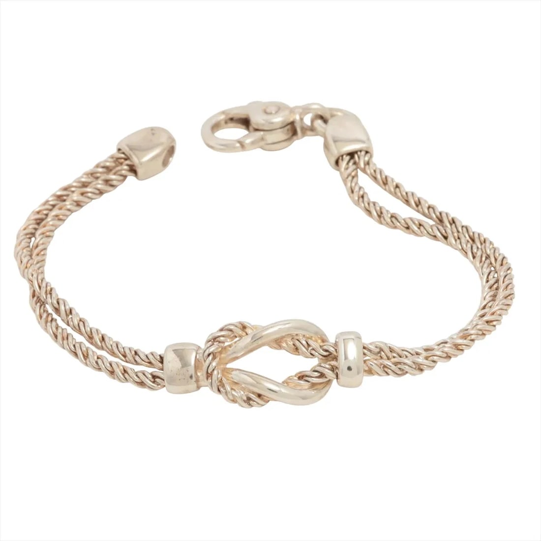 TIFFANY DOUBLE ROPE BRACELET BRACELET 925 SILVER (1 of 4)