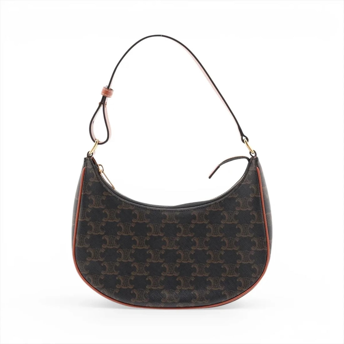CELINE TRIOMPHE AVA PVC & LEATHER SHOULDER BAG (1 of 6)