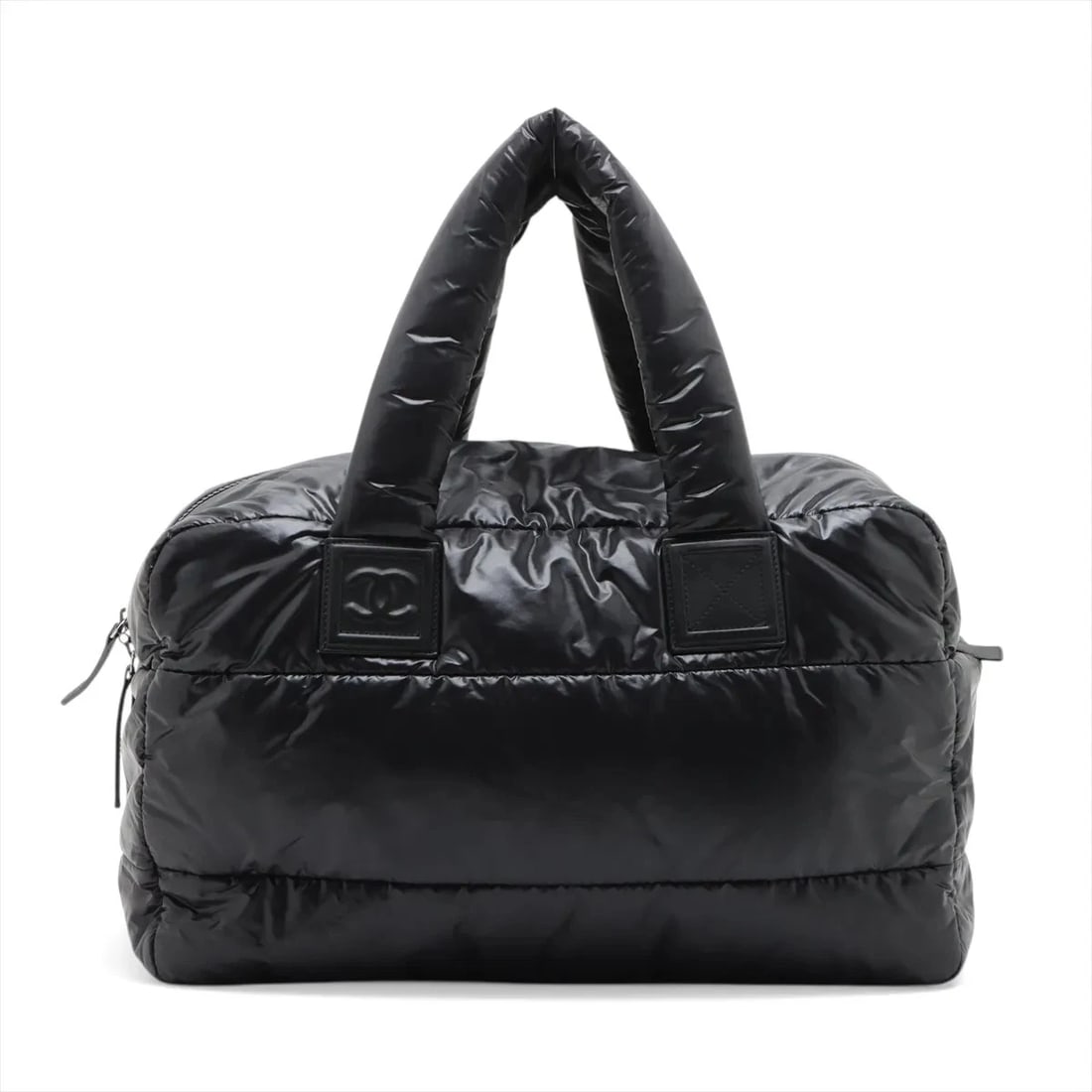 CHANEL COCO COCOON NYLON & LEATHER TOTE BAG: Chanel Coco Cocoon Nylon & Leather Tote bag Brand: Chanel Type/Style: Tote Material: Nylon & Leather Color: Black Size: Height:10.6inchLength:16.5inchDepth:6.3inch Accessories: None Access