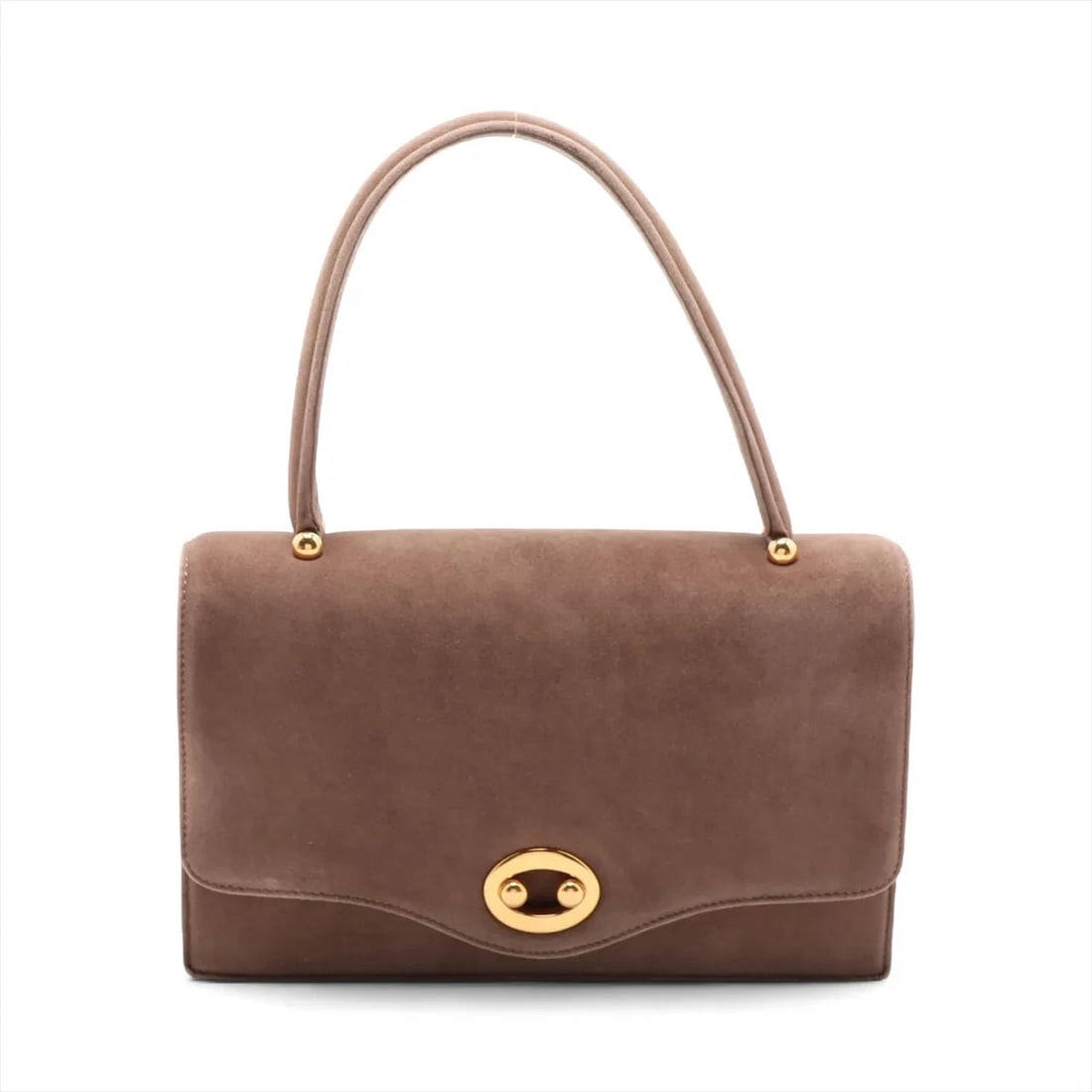 HERMES VEAU VELOURS HAND BAG: Hermes Veau Velours Hand bag Brand: Hermes Type/Style: Top Handle Bag Material: Veau Velours Color: Beige Size: Height:5.7inchLength:9.1inchDepth:1.8inch Accessories: None Accessories Noti