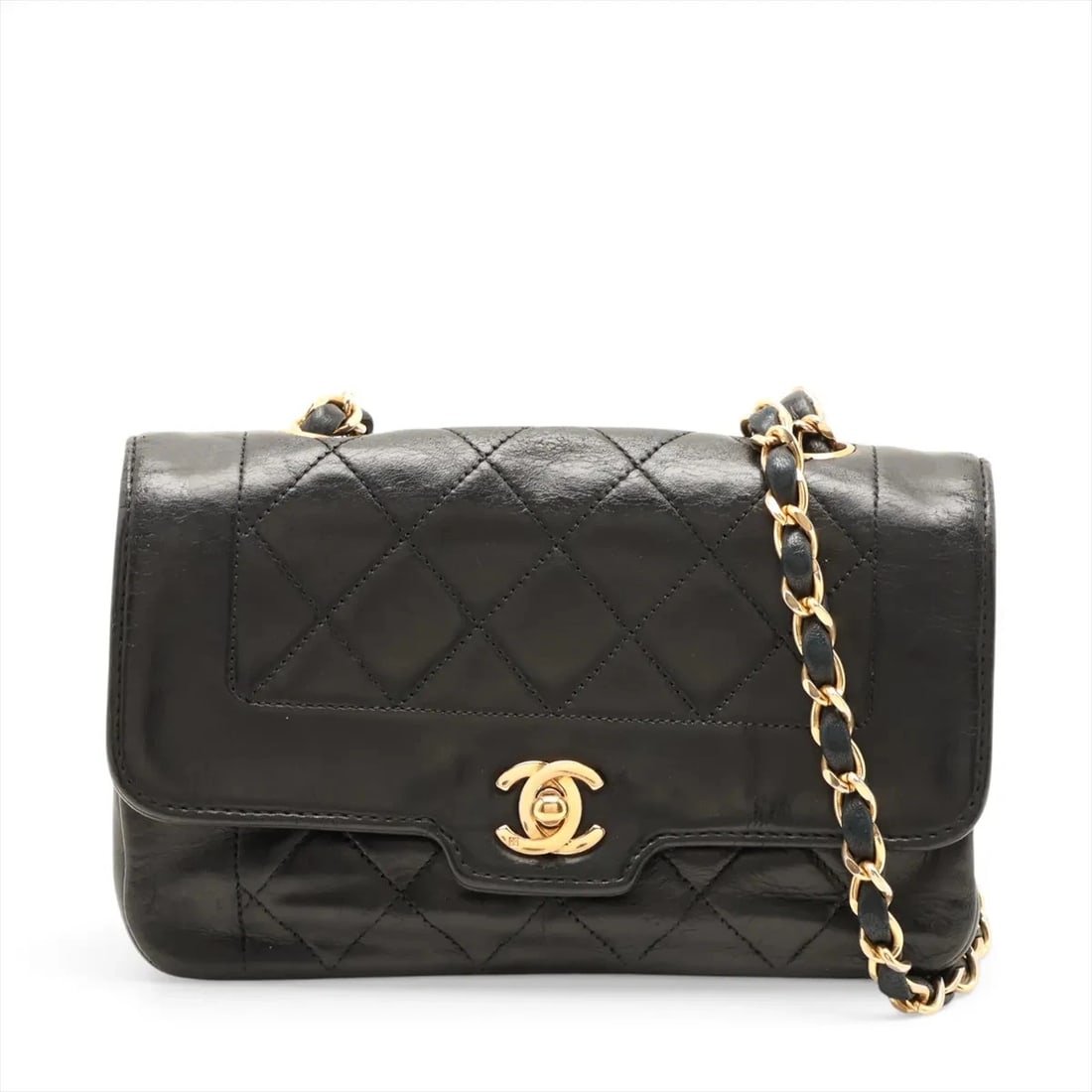 CHANEL MINI MATELASSE LAMBSKIN SINGLE FLAP SINGLE CHAIN BAG: Chanel Mini Matelasse Lambskin Single Flap Single Chain Bag Brand: Chanel Type/Style: Shoulder Bag Material: Lambskin Color: Black Size: Height:4.7inchLength:7.3inchDepth:2.2inch Accessories: None