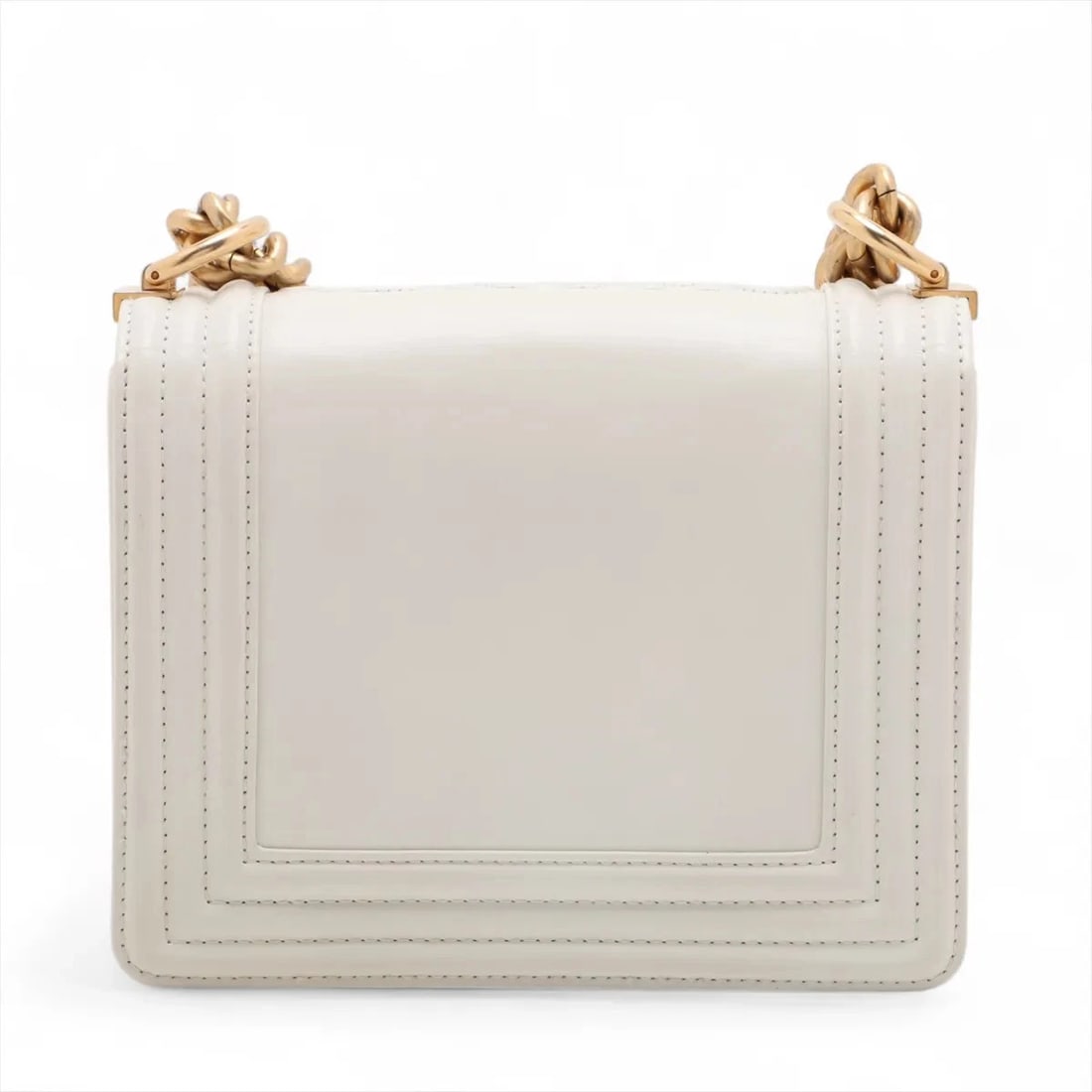 CHANEL BOY LAMBSKIN CHAIN SHOULDER BAG - 2
