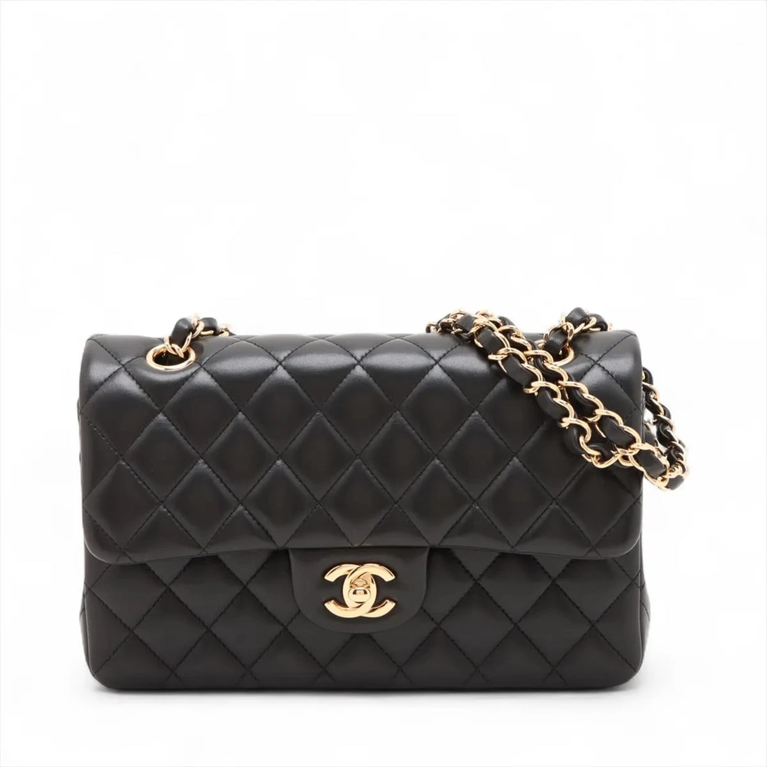 CHANEL MATELASSE 23 SMALL LAMBSKIN DOUBLE CHAIN BAG (1 of 4)
