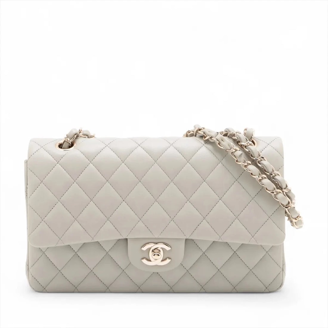 CHANEL MATELASSE 25 LAMBSKIN DOUBLE CHAIN BAG (1 of 4)