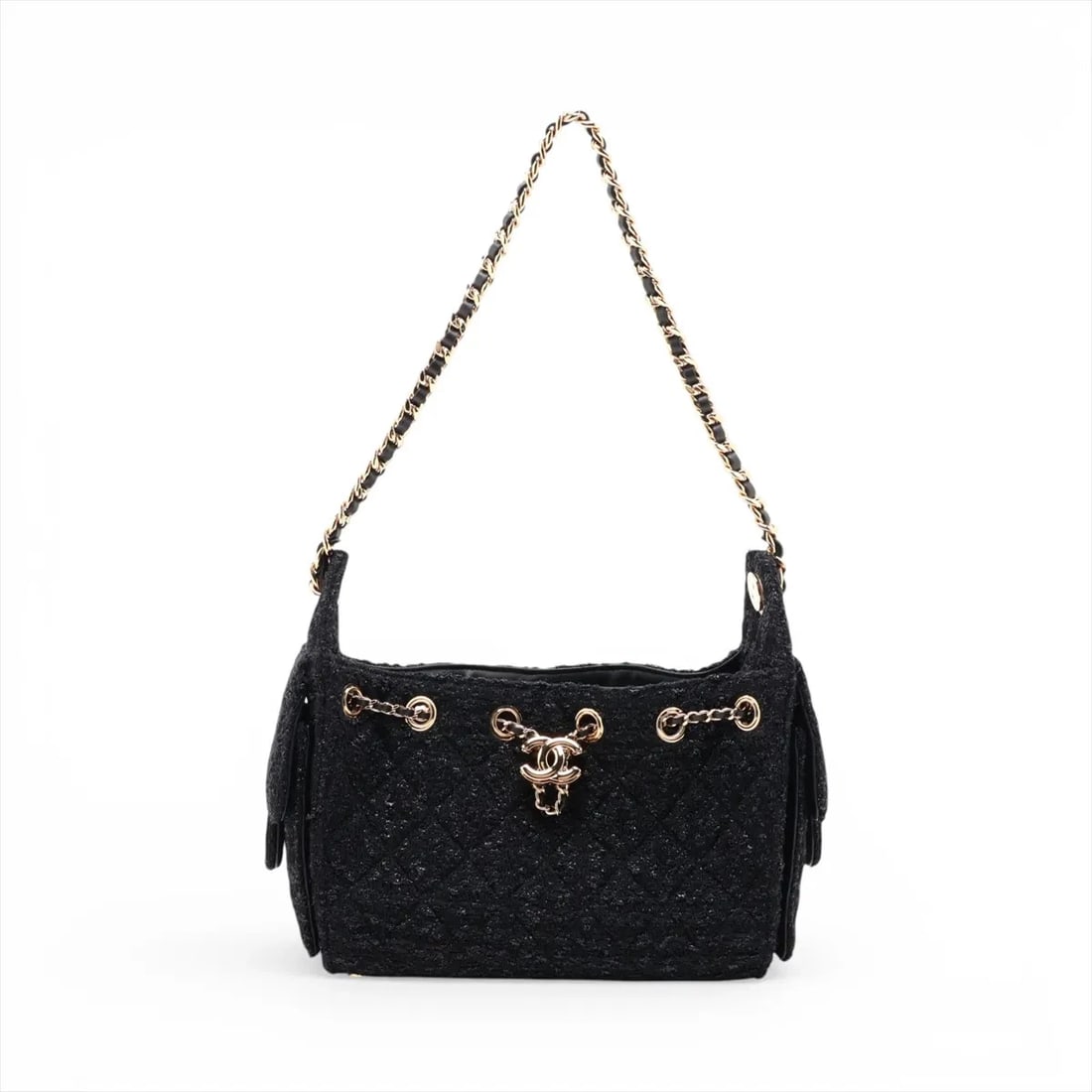 CHANEL 25 MINI FABRIC CHAIN SHOULDER BAG (1 of 4)