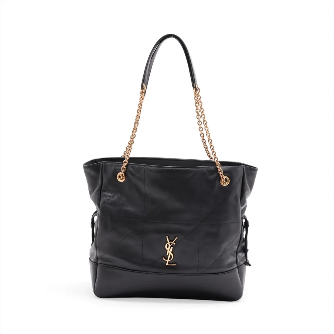 SAINT LAURENT PARIS JAMIE LEATHER CHAIN TOTE BAG (1 of 5)