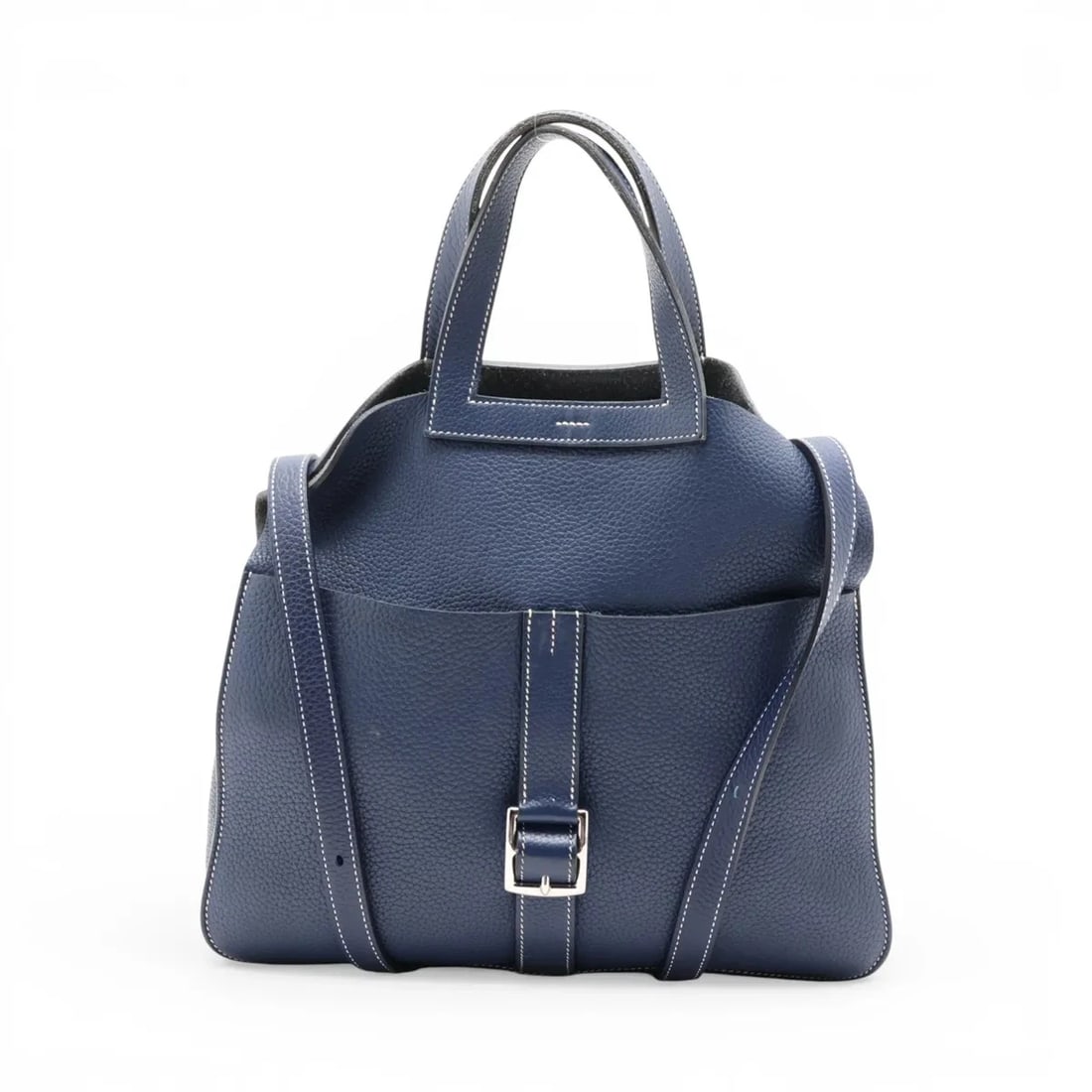 HERMES ARZAN 31 TAURILLON CLEMENCE BLUE SAPHIR SILVER METAL (1 of 5)
