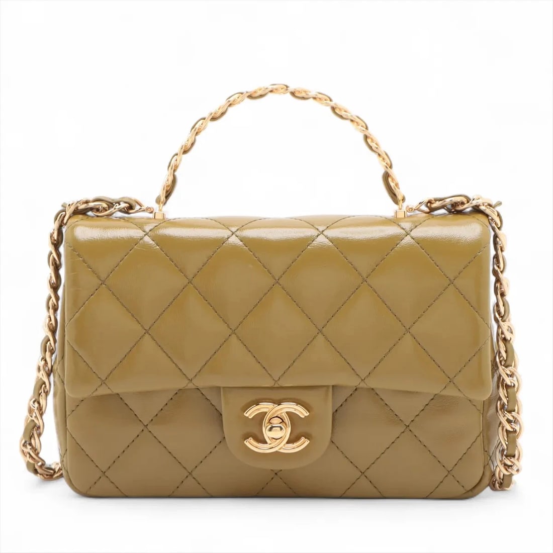 CHANEL MATELASSE LAMBSKIN 2 WAY SHOULDER BAG (1 of 4)